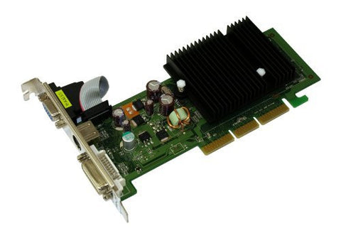 PNY GeForce 6200 512MB AGP DVI+VGA+S-Video Graphics Card VCG62512SAPB