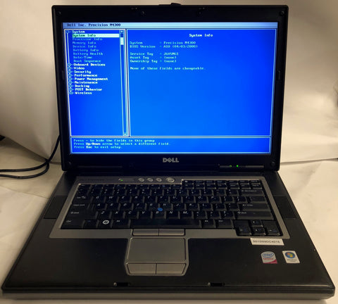 Dell Precision M4300 Laptop- 4GB RAM, Intel Core 2 Duo CPU