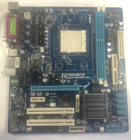 Gigabyte GA-M68MT-D3 Desktop Micro ATX Motherboard