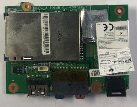 Lenovo ThinkPad X201 Laptop 48.4CV08.031 USB Audio Board- 60Y5407