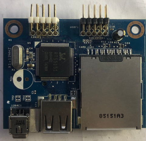 Acer Aspire AX1700 Desktop 07752-2M Card Reader Board- 48.3V003.02M