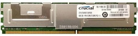 Crucial 4GB PC2-5300 DDR2-667 Memory Module- CT51272AF667.M36FH0D6