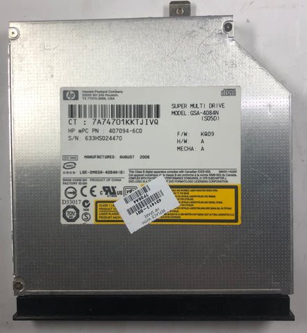 HP Pavilion DV6000 Laptop GSA-4084N Super Multi Drive- 431410-001