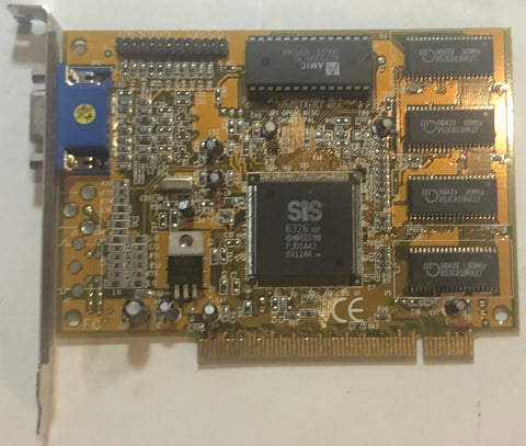 SIS 6326 8MB PCI Graphics Card- C6326PE