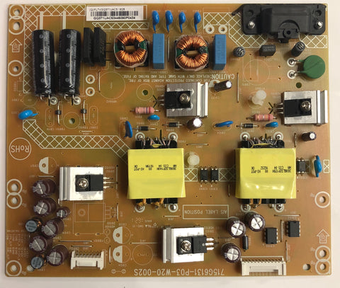 Vizio D43N-E1 LED TV 715G6131-P03-W20-002S Power Supply Board- PLTVGQ371UAC5