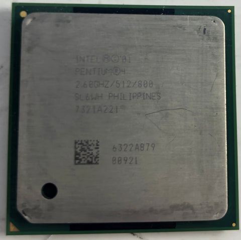 Intel Pentium 4 2.6 GHz Desktop CPU Processor- SL6WH
