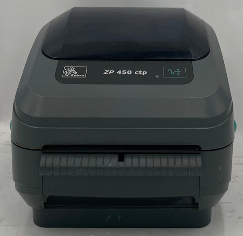 Zebra Technologies ZP 450 CTP Thermal Label Barcode Printer- ZP450-0202-0004A