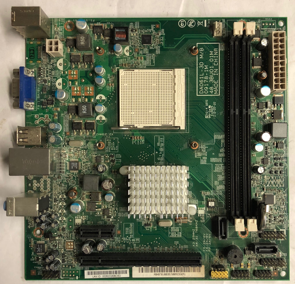 Emachines EL1352 Desktop DA061L-3D Motherboard- MB.NBT01.002 – Buffalo ...