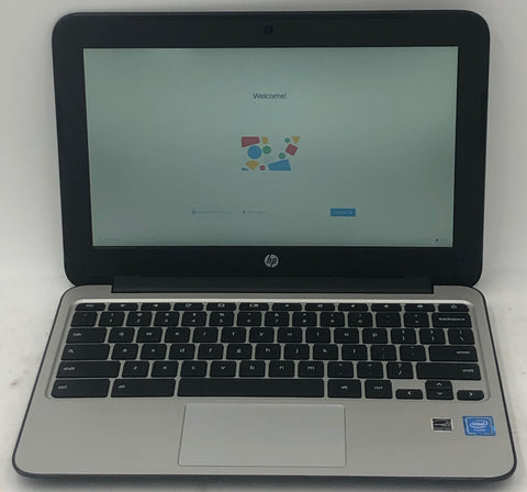 HP ChromeBook 11 G4 Laptop- 16GB SSD, 4GB RAM, Intel Celeron N2840 CPU, ChromeOS