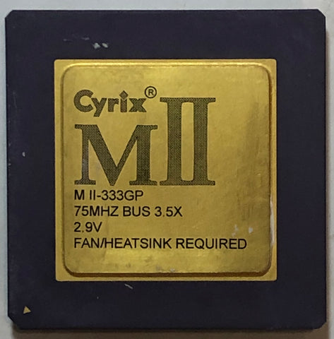 Cyrix MII-333GP Desktop CPU Processor