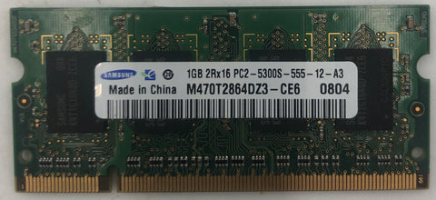 Samsung M470T2864DZ3-CE6 1GB DDR2 Laptop RAM Memory