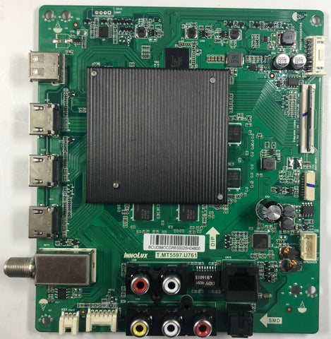 Vizio D50F-G9 4K LED TV T.MT5597.U761 Main Board- V500DJ6-D03