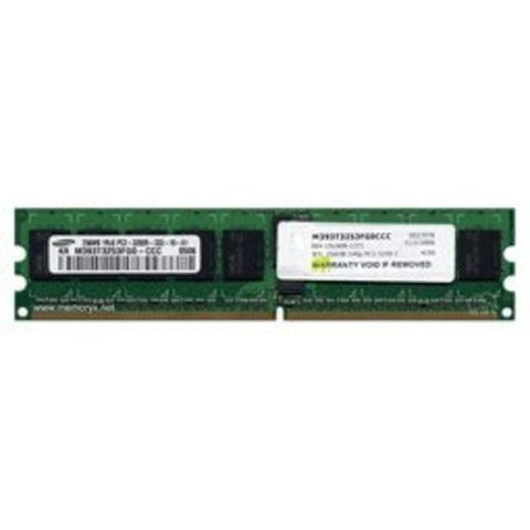 256MB PC2-3200 DDR2-400 1Rx8 Registered ECC 240-pin DIMM (p/n BTL) by Gigaram