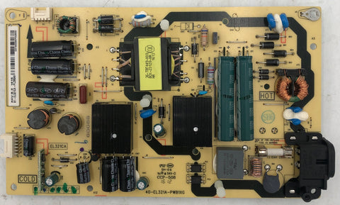 TCL 32S3700 LED HDTV 40-EL321A-PWB1XG Power Supply Board- 81-EL321CA-PL290AA