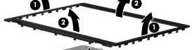 HP 446871-001 Bezel for 15.4-inch LCD display