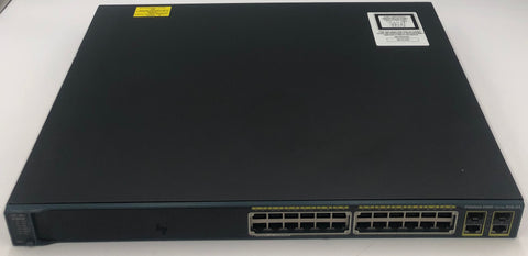 Cisco Catalyst 2960 Series PoE-24 24-Port Network Switch- WS-C2960-24PC-L