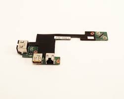 Lenovo ThinkPad T510 Laptop 55.4CU02.021G USB/ Ethernet Port Board- 63Y2125