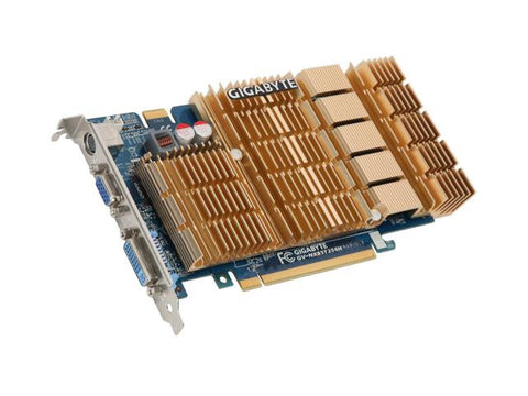 GIGABYTE GeForce 8500 GT DirectX 10 GV-NX85T256H 256MB 128-Bit GDDR2 PCI Express x16 HDCP Ready SLI Support Video Card