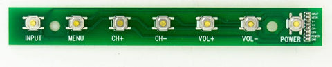 TopOne TV Control Button Board - RE0355R61501