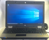 HP ProBook 6450b Laptop- 320GB HDD, 2GB RAM, Intel i3-370M CPU, Windows 10 Pro