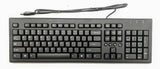 HP Wired Black USB Keyboard- 697737-001