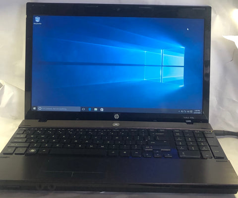 HP ProBook 4520s Laptop- 320GB HDD, 4GB RAM, Intel i3-380M CPU, Windows 10 Pro
