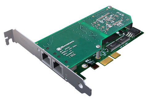 Sangoma AFT Base 2-port E1/T1 Port Voice and Data Card- A102