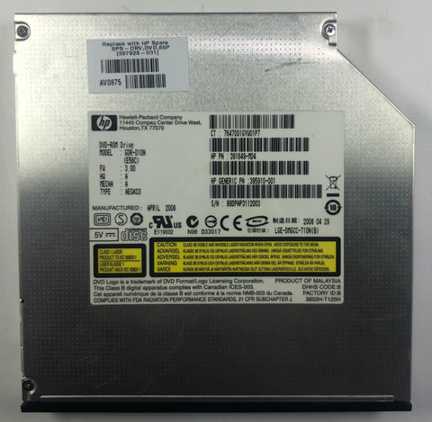 HP ProLiant DL380 G5 Server GDR-D10N DVD-ROM Drive- 397928-001