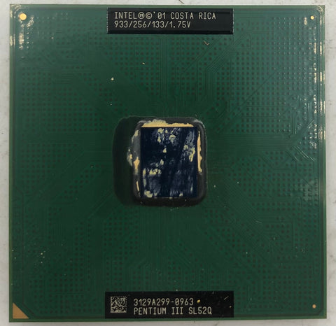 Intel Pentium III 933 MHz Desktop CPU Processor- SL52Q