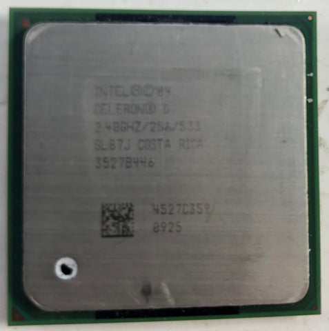 Intel Celeron D 320 Desktop CPU Processor- SL87J