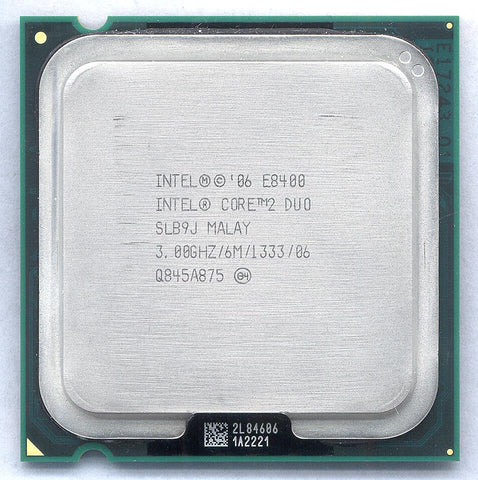 Intel Core 2 Duo E8400 Desktop CPU Processor- SLB9J