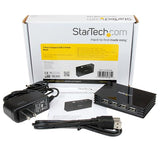 StarTech.com 7 Port Compact Black USB 2.0 Hub- ST7202USB