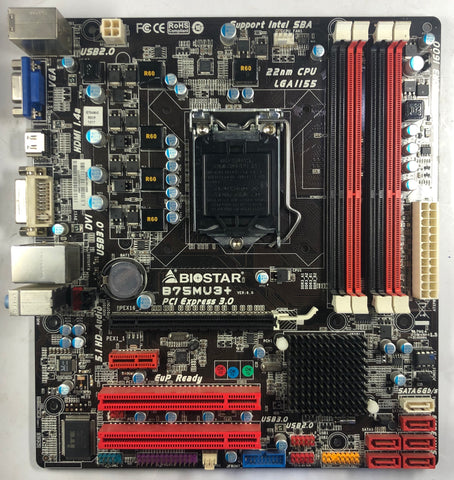 Biostar B75MU3+ Desktop Motherboard