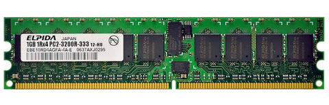 ELPIDA 1GB DDR2 PC2-3200R Memory Module- EBE10RD4AGFA-4A-E