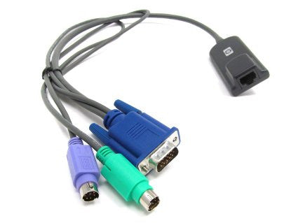 HP PS2 RJ-45 KNM Interface Adapter Cable 286597-001