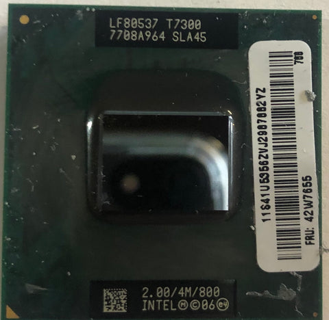 Intel Core 2 Duo T7300 Laptop CPU Processor- SLA45