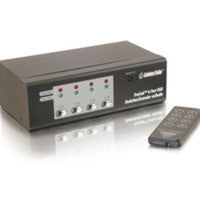 Cables to Go TruLink 4-Port UXGA Monitor Switcher/ Extender With Audio- 39972