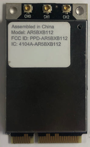 Apple iMac A1331 All-In-One AR5BXB112 Airport Bluetooth WiFi Card- 607-7211-A