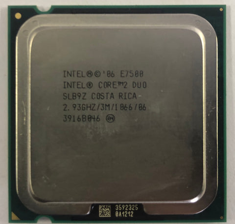 Intel Core 2 Duo E7500 Desktop CPU Processor- SLB9Z