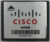 Cisco 64MB Compact Flash Card- 16-2647-04