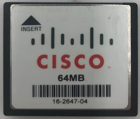 Cisco 64MB Compact Flash Card- 16-2647-04