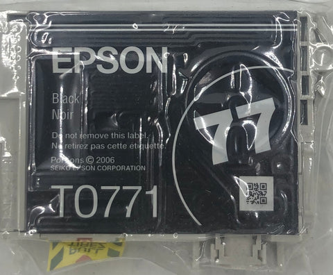 Epson 77 Black Ink Cartridge- T0771