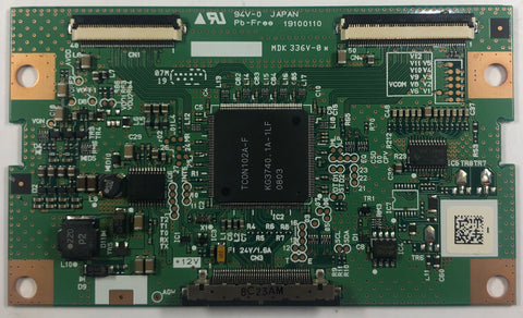 Toshiba 32AV502U LCD TV MDK 336V-0 T-Con Board- 19100110