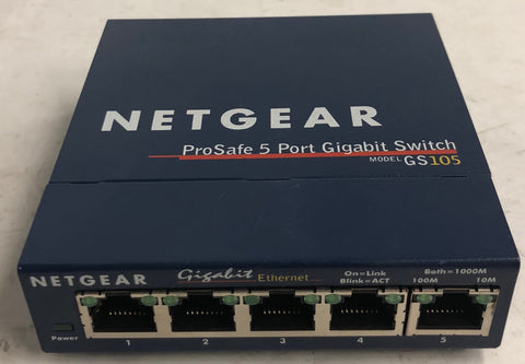 Netgear ProSafe GS105 5-Port Gigabit Ethernet Switch