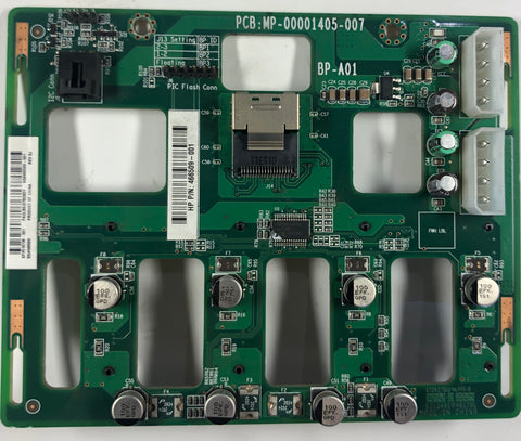 HP ProLiant ML110 G7 Server 4-Slot 3.5" Hard Drive Backplane Board- 519736-001