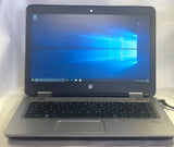 HP ProBook 645 G2 Laptop- 500GB HDD, 8GB RAM, AMD PRO A8-8600B CPU, Windows 10