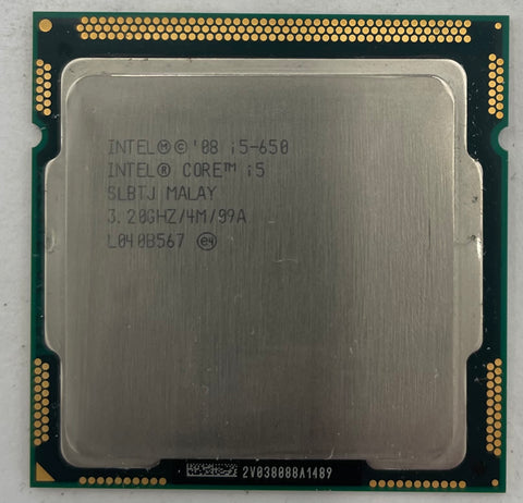 Intel Core i5-650 Desktop CPU Processor- SLBTJ