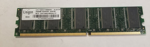 Unigen 256MB DDR400 Server Memory Module- UG732D7488KN-GJFFP