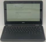 Dell Chromebook 11-3189- 64GB eMMC, 4GB RAM. Intel Celeron N3060 CPU, ChromeOS