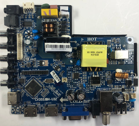 Polaroid 32GSR3000 LED TV CV3553BH-U32 Main Board- 34021545